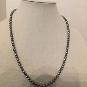 Gray Freshwater Pearls 24”